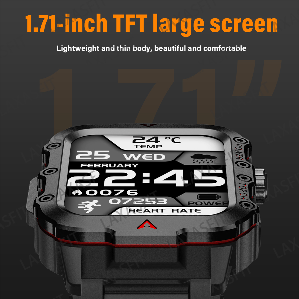 LAXASFIT ساعة ذكية جديدة بلوتو - مراجعة Smartwatch Sports Watches For Women وسعره