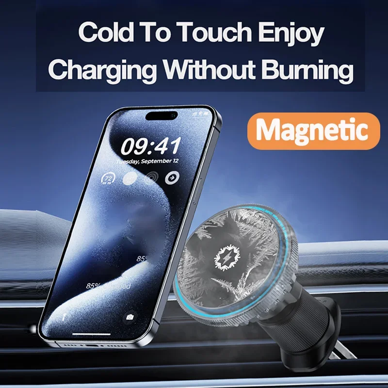شاحن سيارة لاسلكي مغناطيسي بتق - مراجعة Smartwatch Phone Watches وسعره