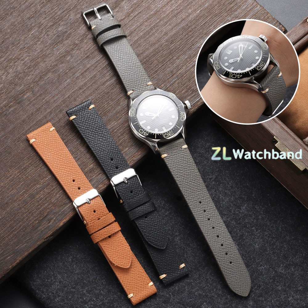 حزام ساعة من جلد العجل بنقشة ا - مراجعة Seiko Watches Smartwatch وسعره
