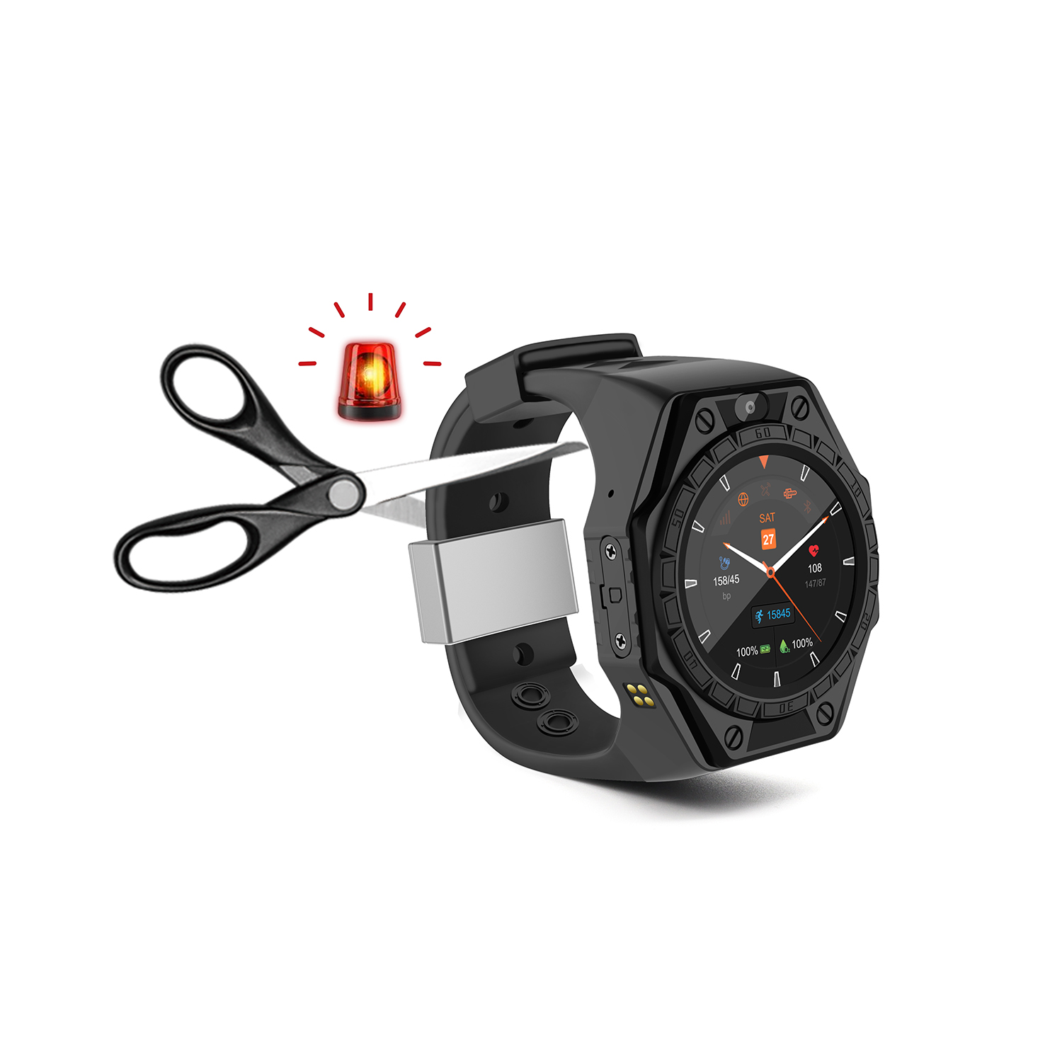 تصميم احترافي مضاد للتفكيك ومق - مراجعة Hybrid Smartwatch وسعره